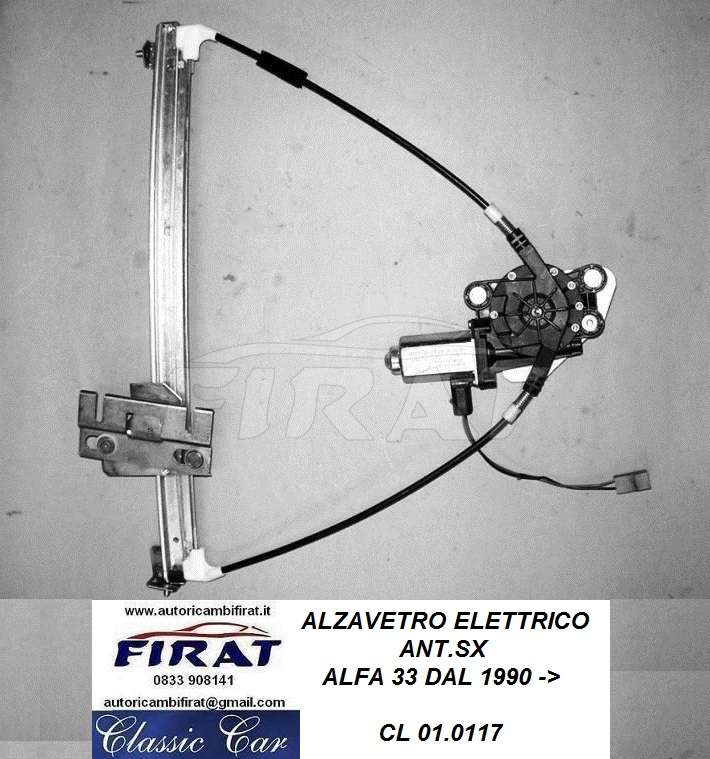 ALZAVETRO ELETTRICO ALFA 33 90 -> ANT.SX
